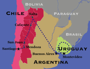 regiones del vino